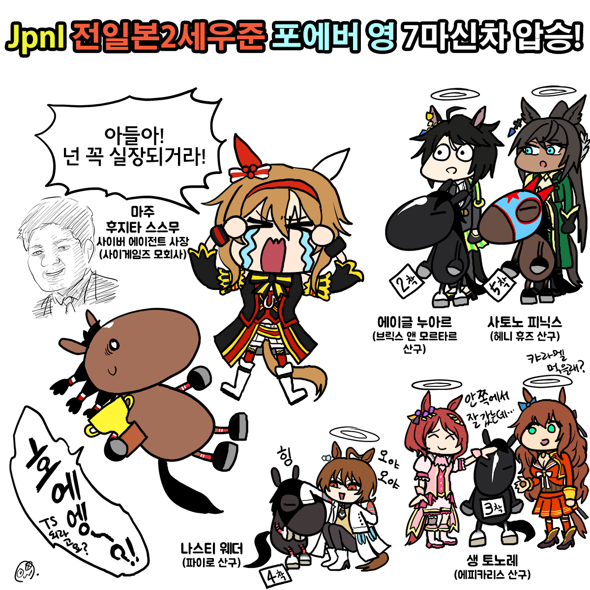 실장 기념 지금까지 그린 포에버 영 UMA 모음