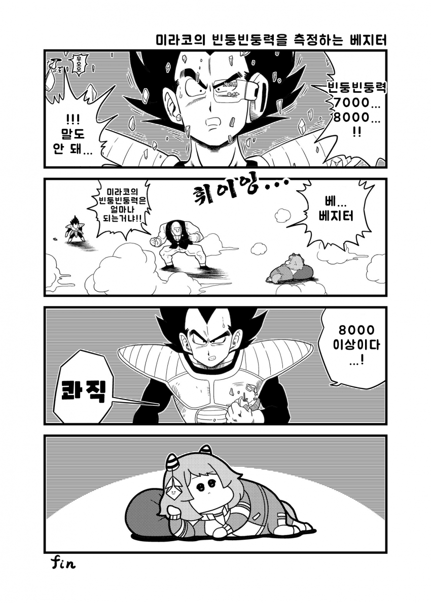 [コウタロスω] 미라코의 빈둥빈둥력을 측정하는 베지터