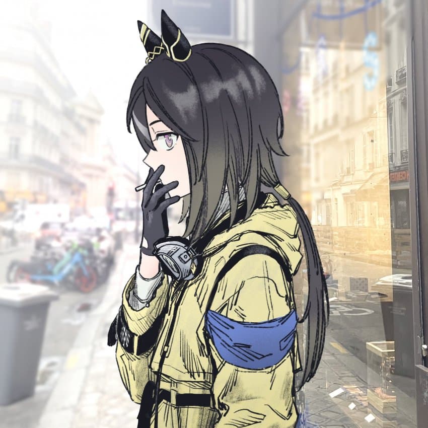 [クムナツ] 담배 피는 스테고...?