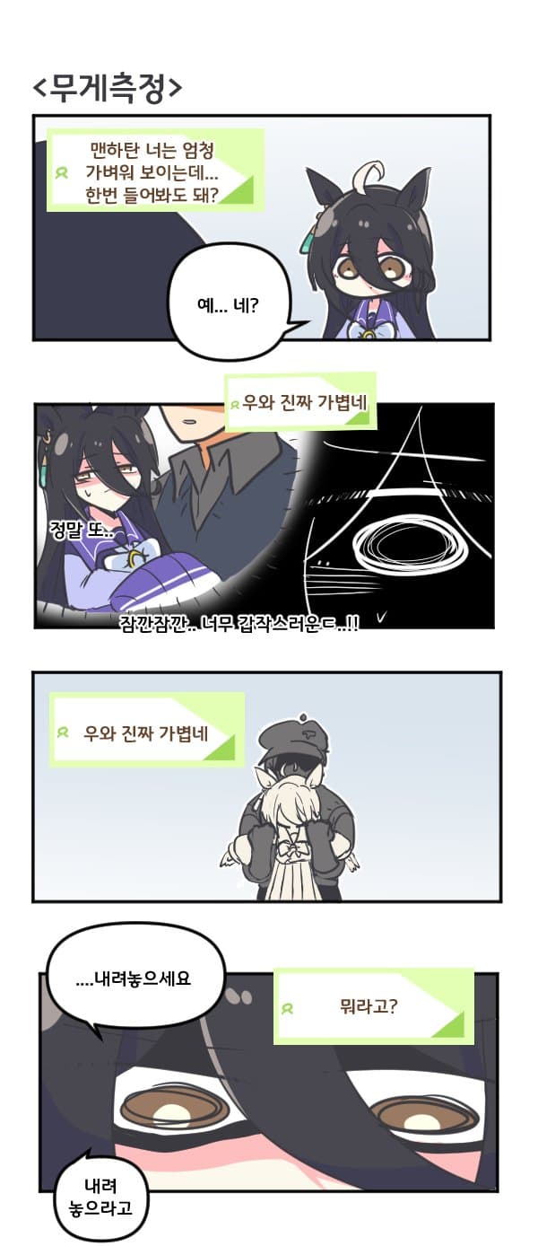 만화) 맨하탄 카페와 무게측정