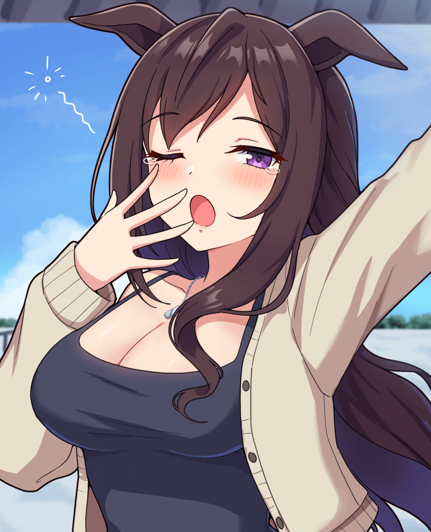 그림](원본마네타)날이 따듯해서 하루종일 하품만하는 도베르(32세)