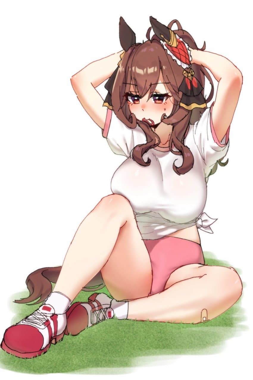 머리 묶는 젠틸 낙서해옴