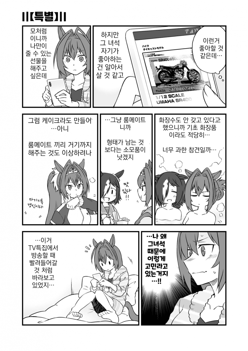 [真山]보드스카, 특별