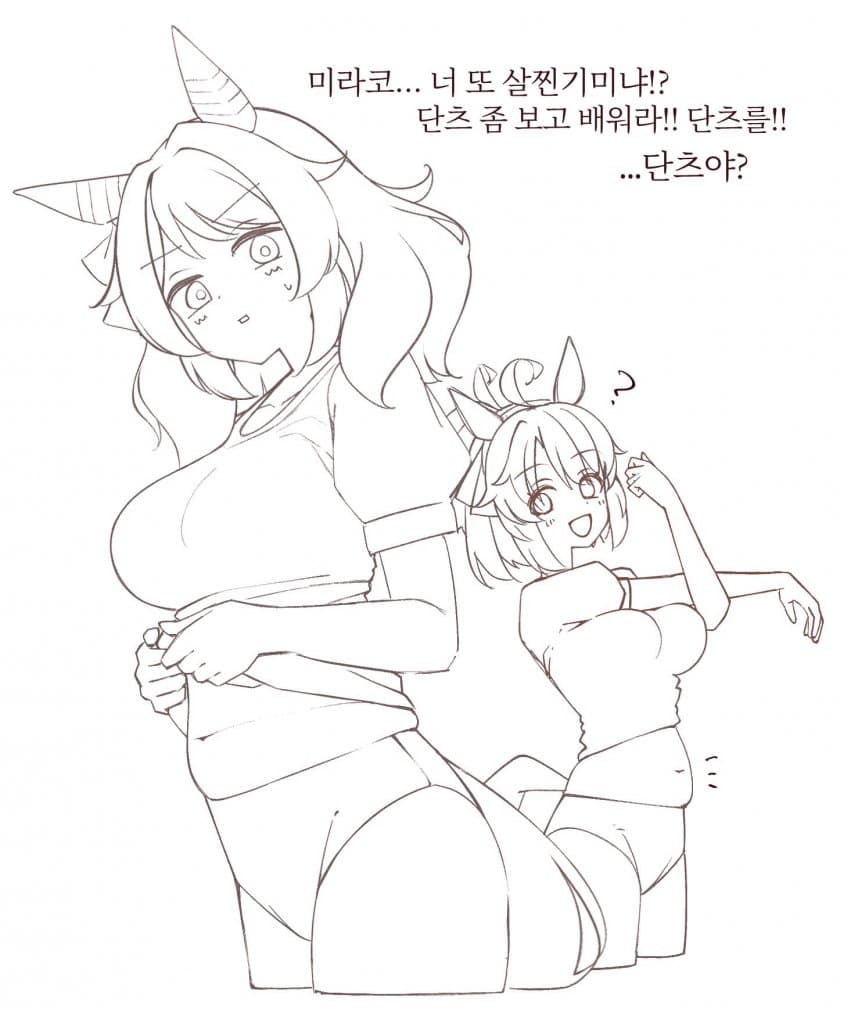 [ぽんたのけだま] 살찐 기미 콤비
