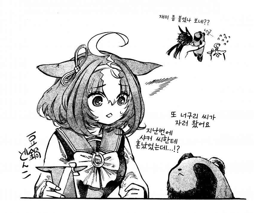 [豆鍋どんこ] 너구리와 도토