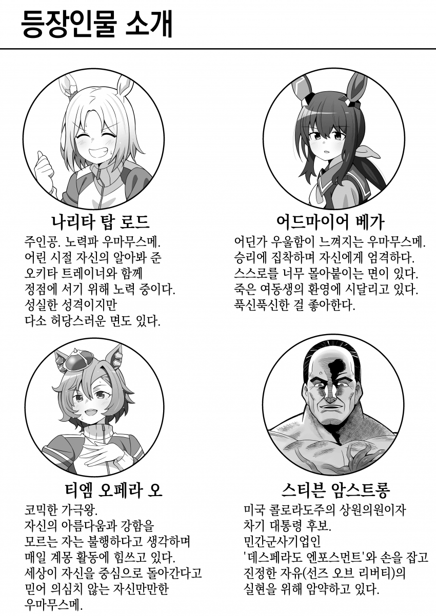 [荒森進(ラッコ)] ROAD TO THE TOP 등장인물 소개